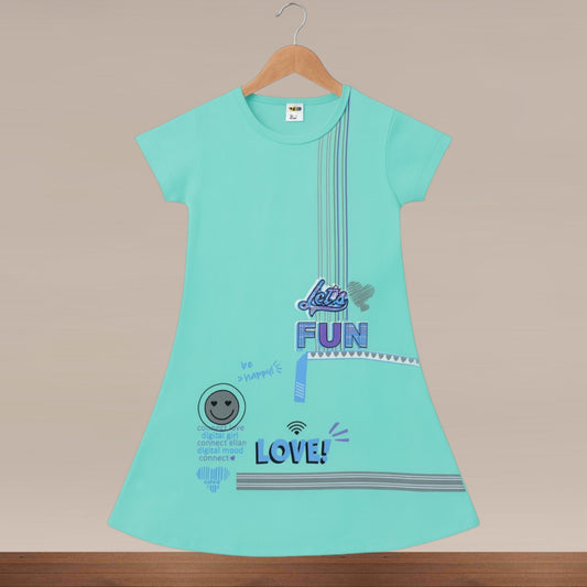 Premium Kids Long Polo Frock - 9024