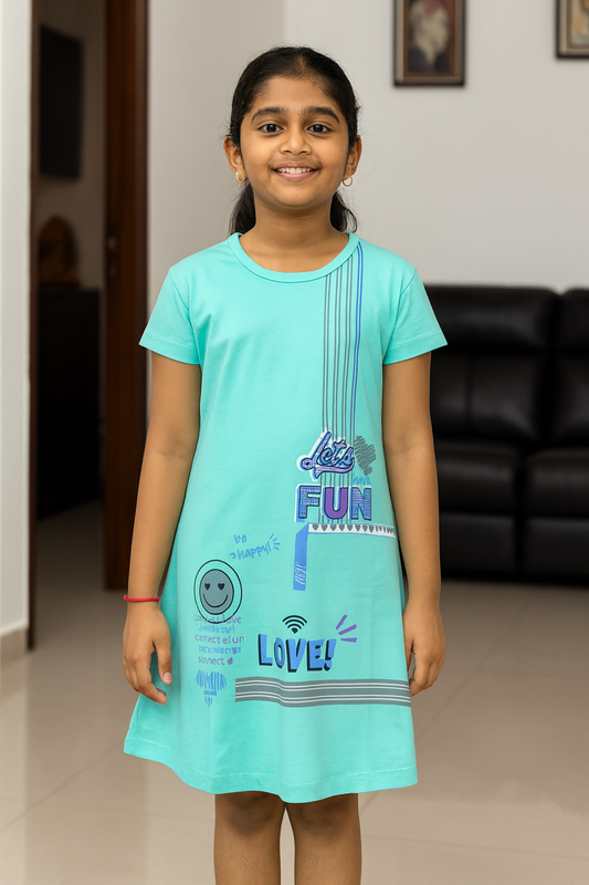 Premium Kids Long Polo Frock - 9024