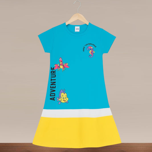 Premium Kids Long Polo Frock - 9024