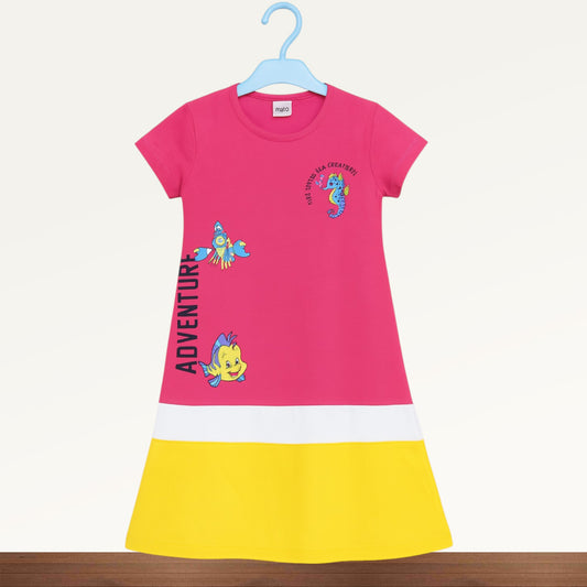 Premium Kids Long Polo Frock - 9024