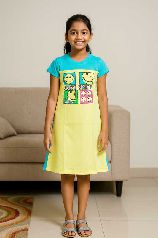 Premium Kids Long Polo Frock - 9023