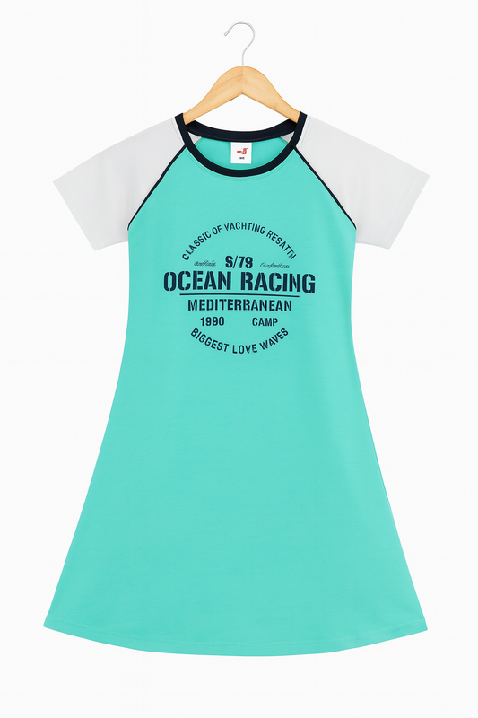 Premium Kids Long Polo Frock - 9023