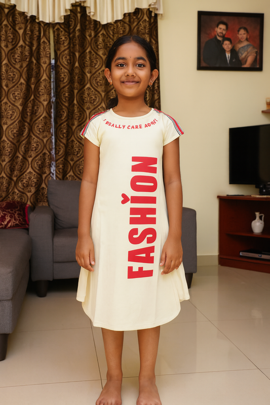 Premium Kids Long Polo Frock - 9023