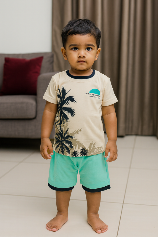 Premium Boy Baby Shorts Set - 187