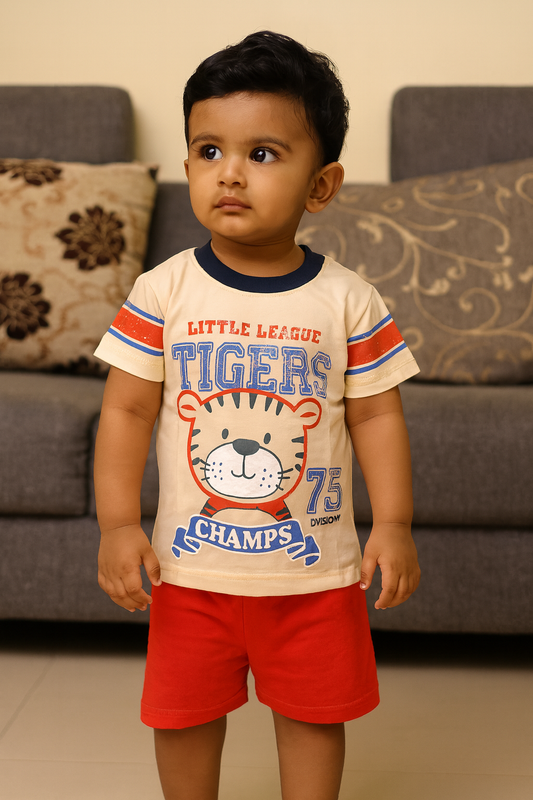 Premium Boy Baby Shorts Set - 187
