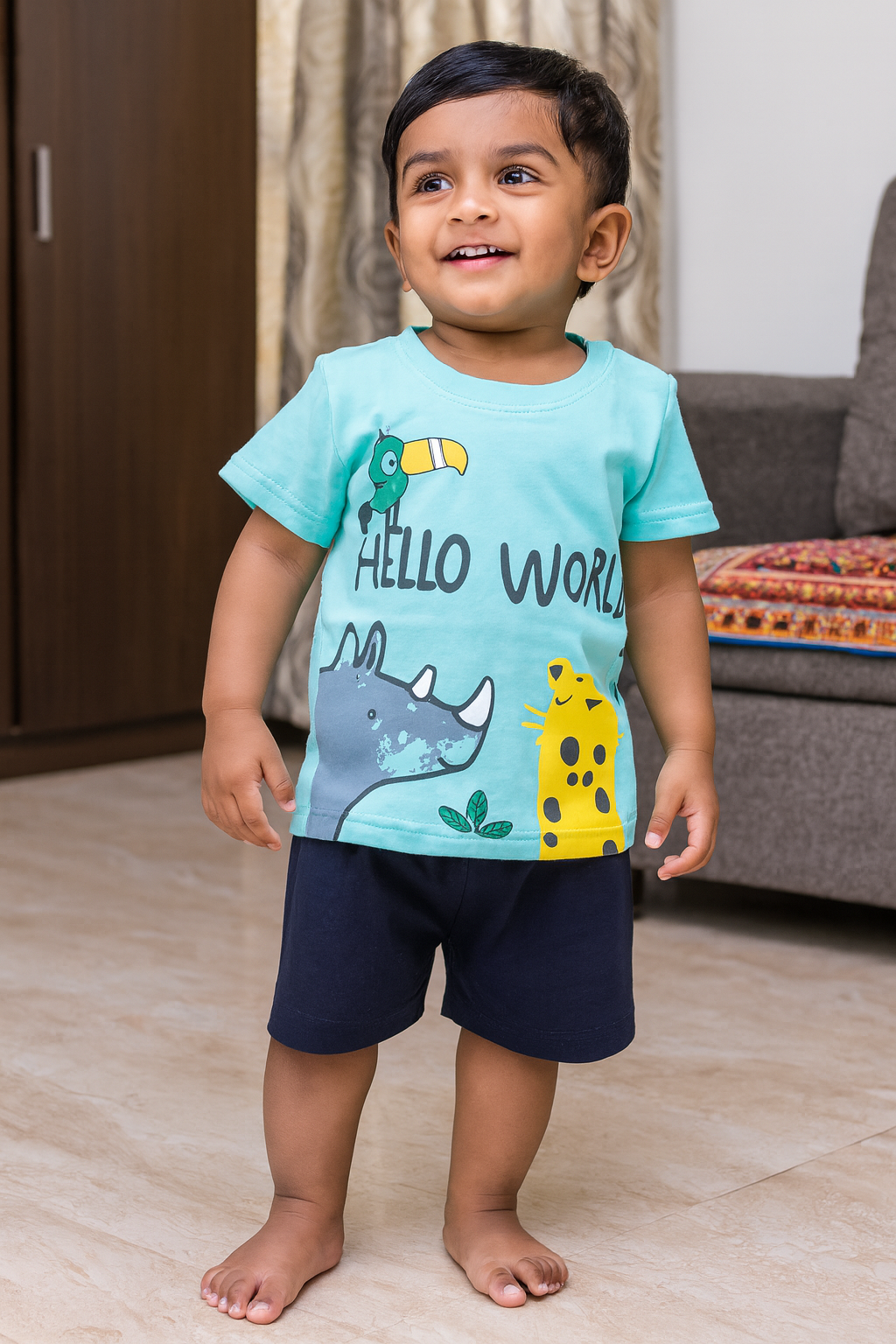 Premium Boy Baby Shorts Set - 187