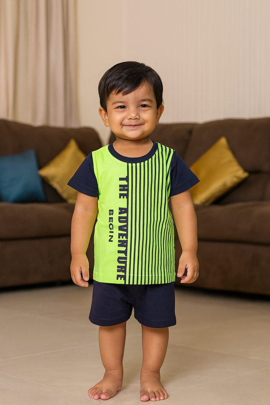 Premium Boy Baby Shorts Set - 187