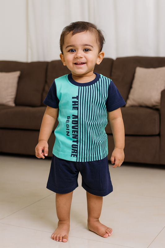 Premium Boy Baby Shorts Set - 187
