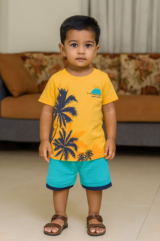 Premium Boy Baby Shorts Set - 187