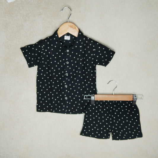 Premium Muslin Baby Co-ord Shorts Set