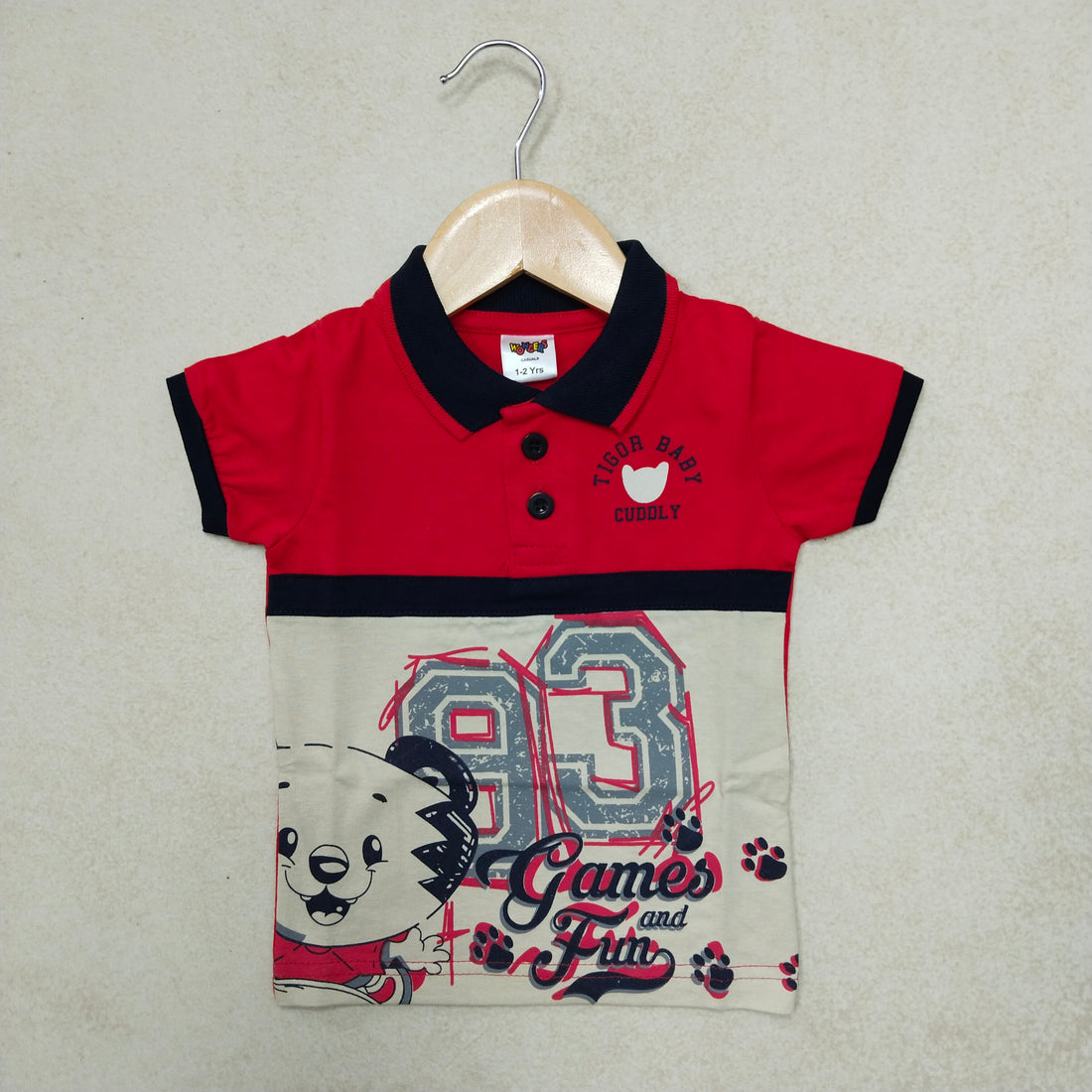 Premium Boy Collar T-Shirt - 9008