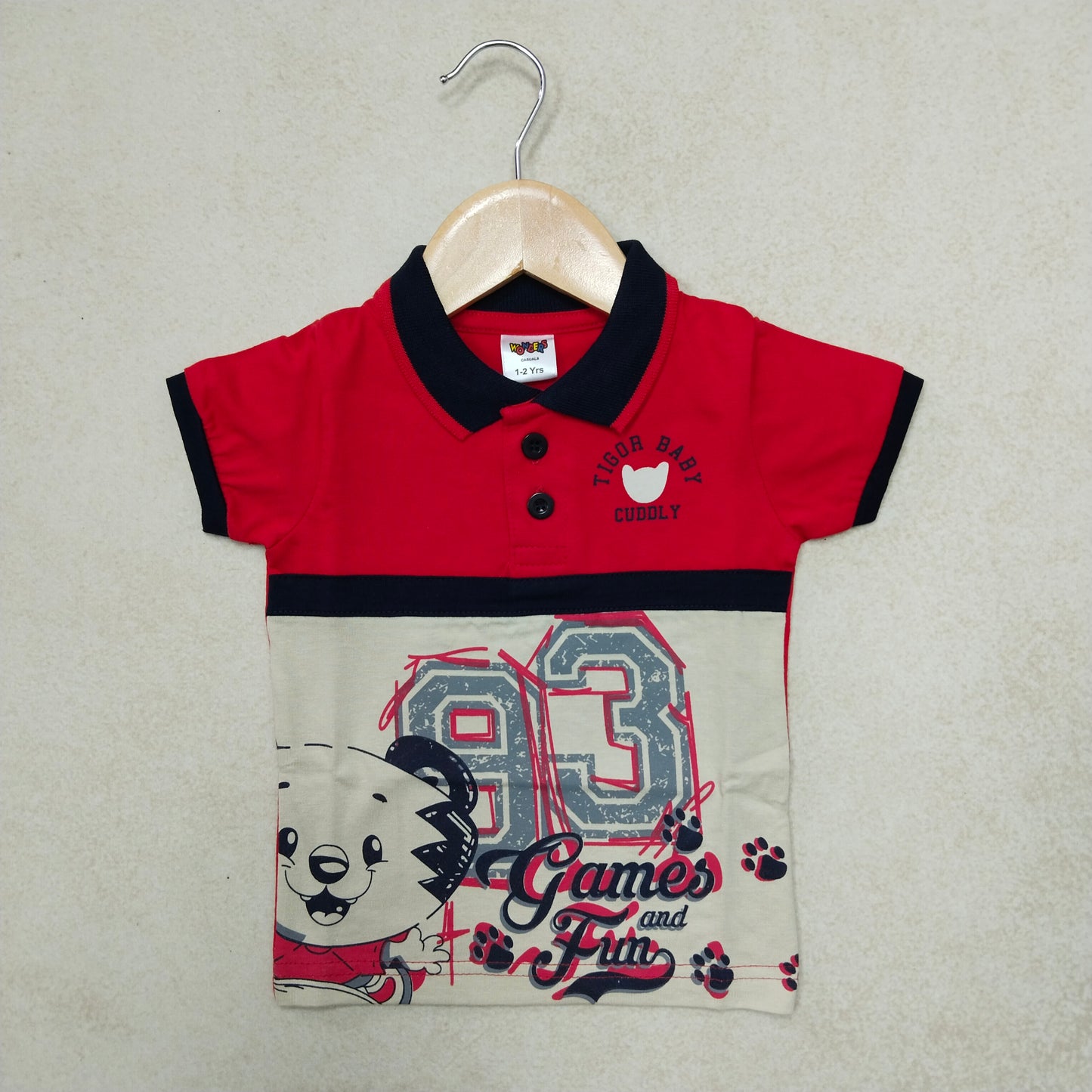 Premium Boy Collar T-Shirt - 9008
