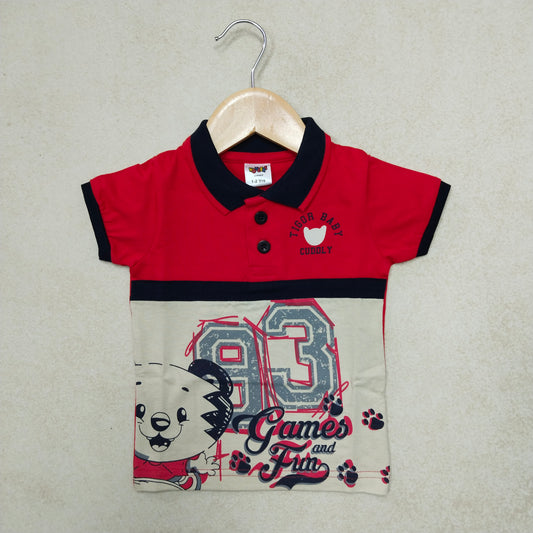 Premium Boy Collar T-Shirt - 9008