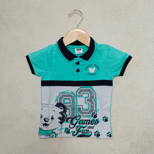 Premium Boy Collar T-Shirt - 9008