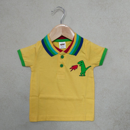 Premium Boy Collar T-Shirt - 9008