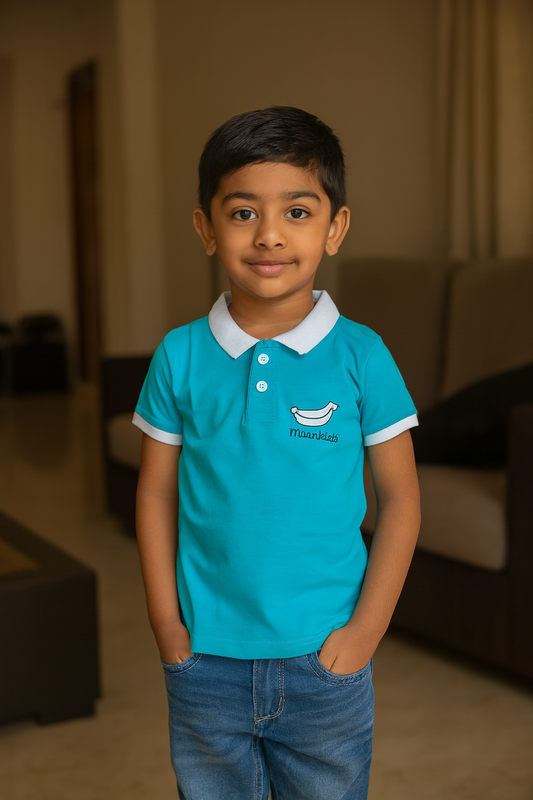 Premium Boy Collar T-Shirt - 9008