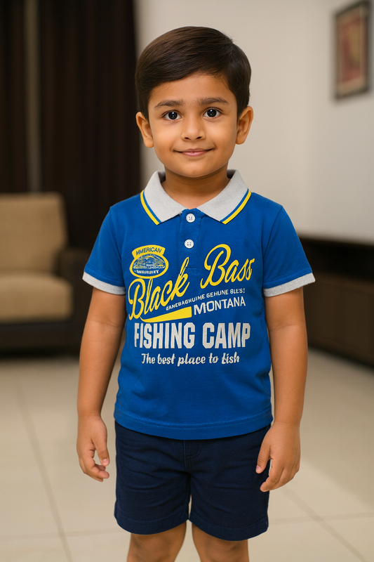 Premium Boy Collar T-Shirt - 9009