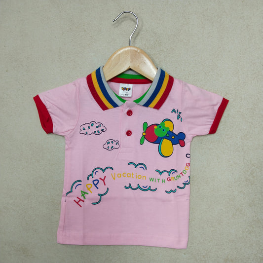 Premium Boy Collar T-Shirt - 9009