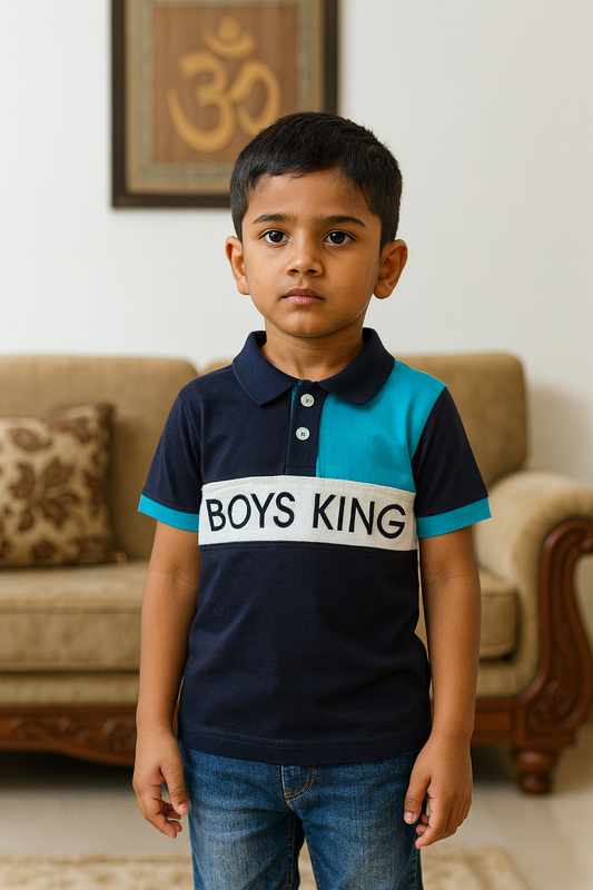 Premium Boy Collar T-Shirt - 9009