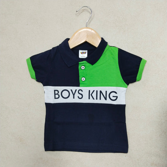 Premium Boy Collar T-Shirt - 9009