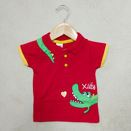 Premium Boy Collar T-Shirt - 9009