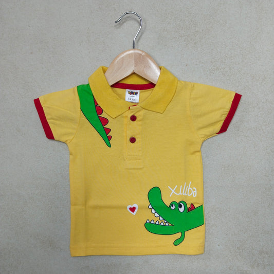 Premium Boy Collar T-Shirt - 9009