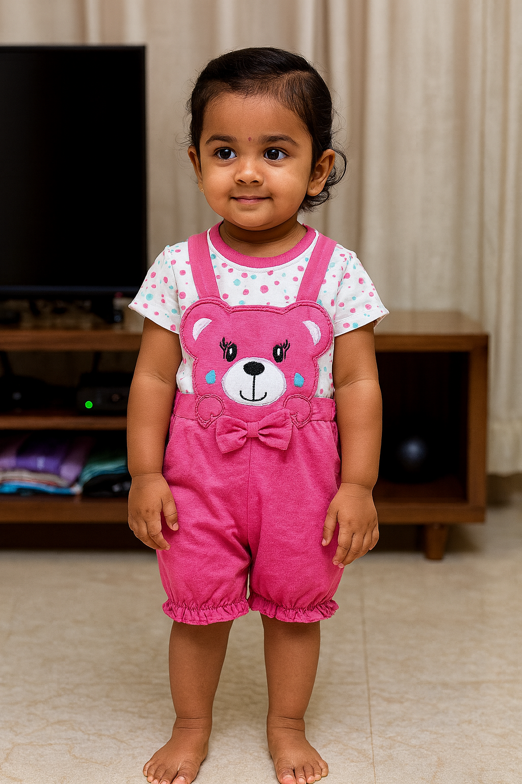 Premium girl Fancy dungaree - 226