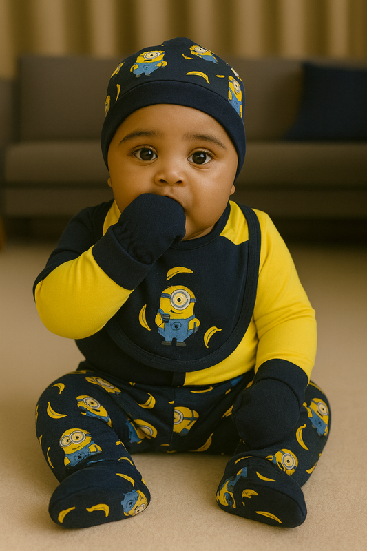 Premium Baby Boy 4 Pcs Set - 3009