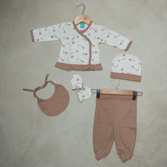 Premium Baby Girl 4 Pcs Set - 3008