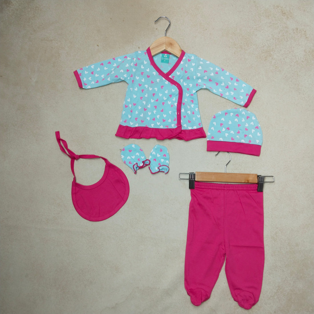 Premium Baby Girl 4 Pcs Set - 3008