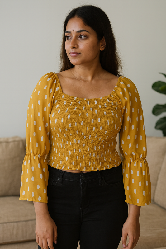 Women Fancy Crop Tees