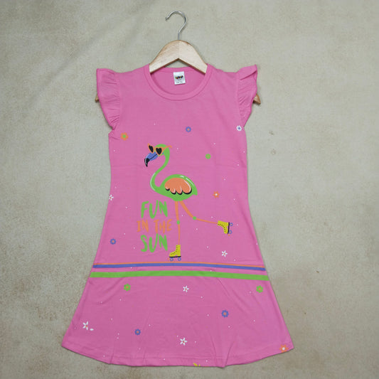 Premium Girl Long Polo Frock - 9028