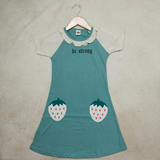 Premium Girl Long Polo Frock - 9028
