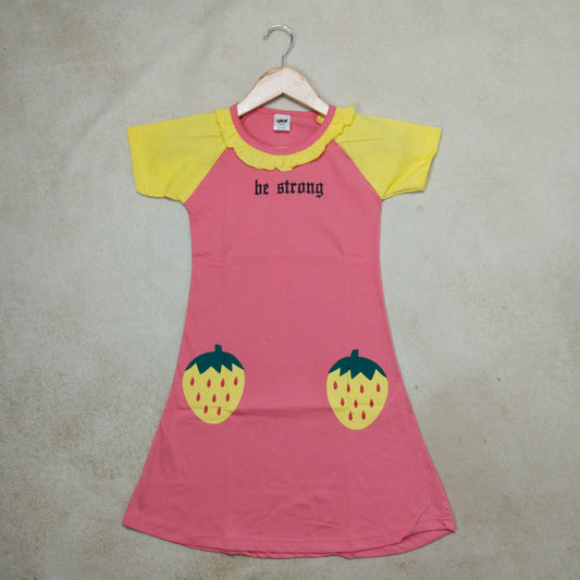 Premium Girl Long Polo Frock - 9028