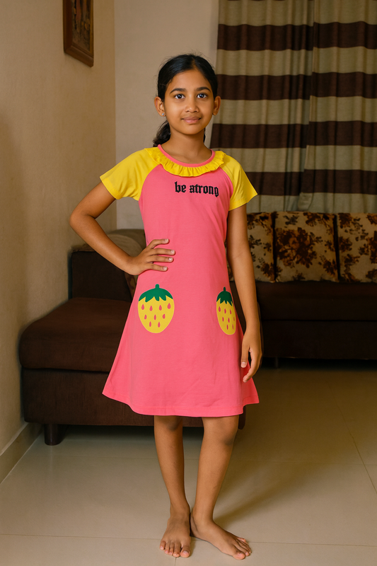 Premium Girl Long Polo Frock - 9028