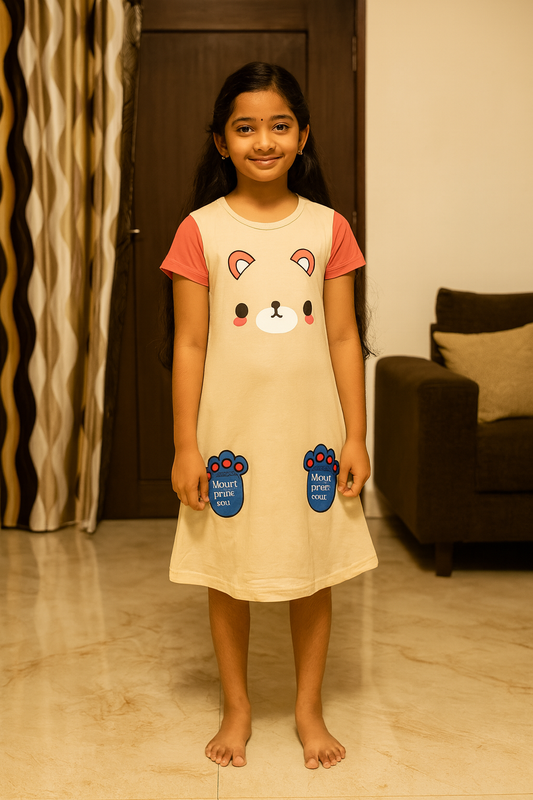 Premium Girl Long Polo Frock - 9028