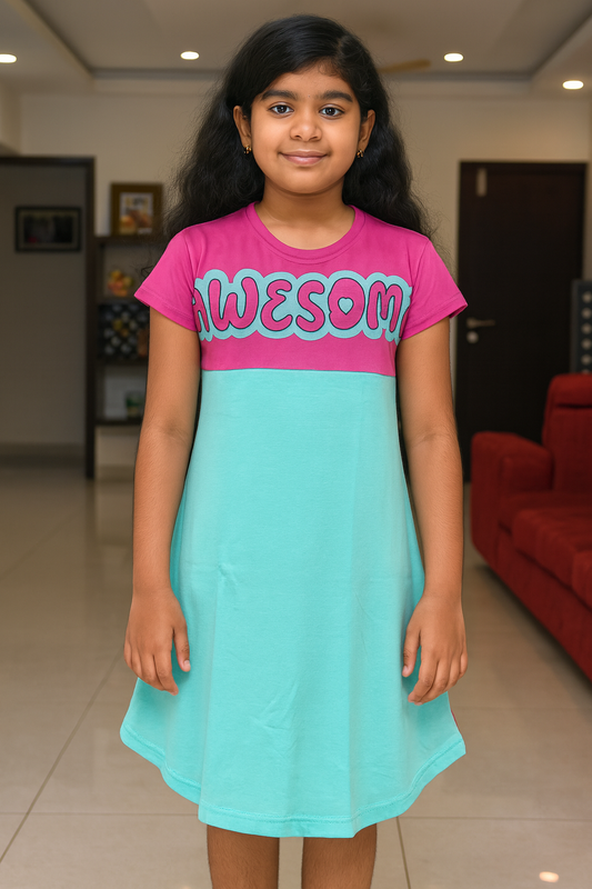 Premium Girl Long Polo Frock - 9028