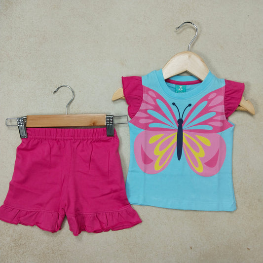 Premium Girl Fancy Shorts Set - 242