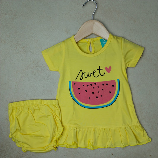 Premium Girl Fancy Frock Set - 243