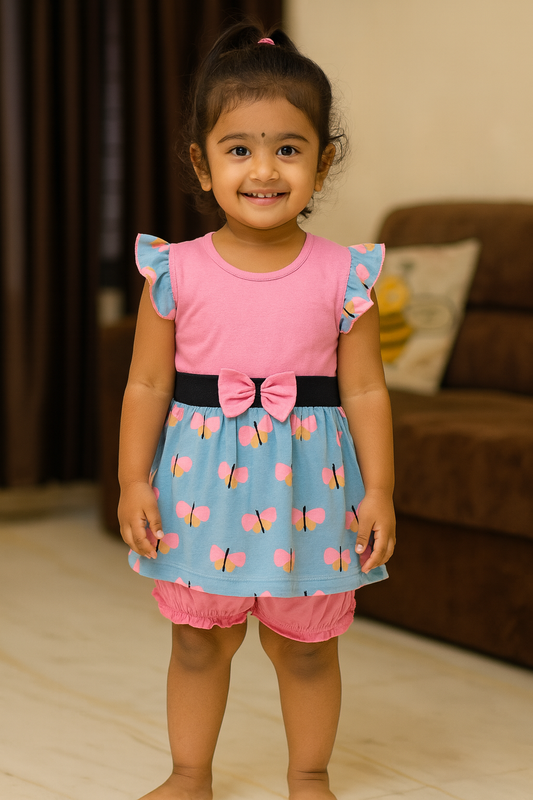 Premium Girl Fancy Frock Set - 243