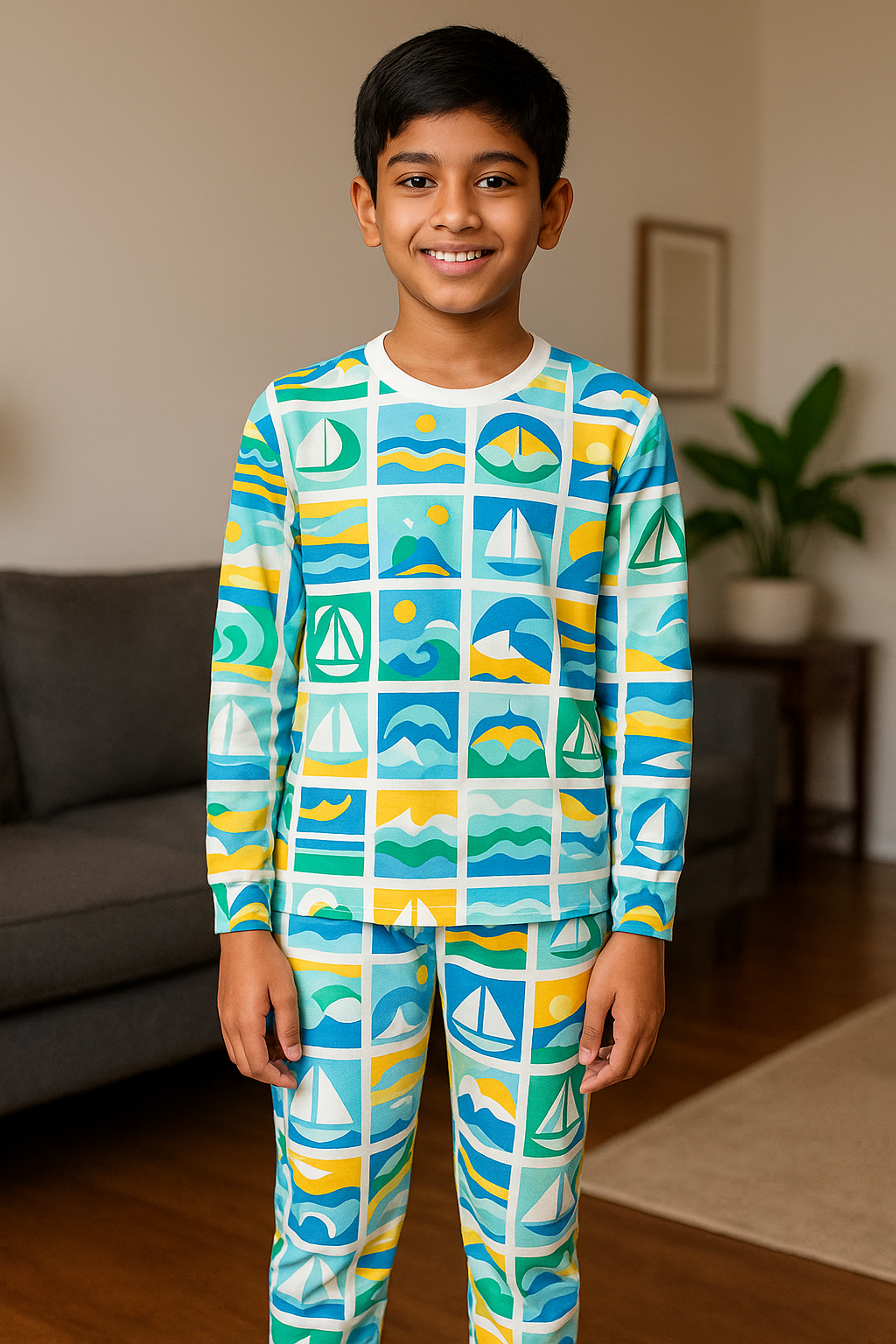 Kids Full Sleeve Pant Co-ord Set