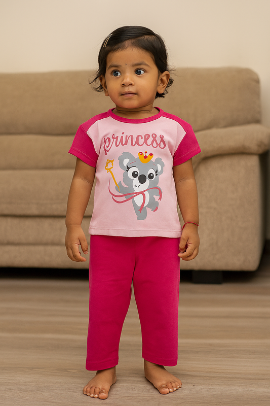 Baby Cotton Capri Set