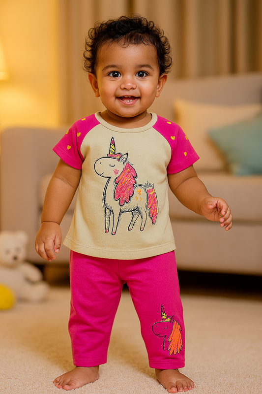 Baby Cotton Capri Set