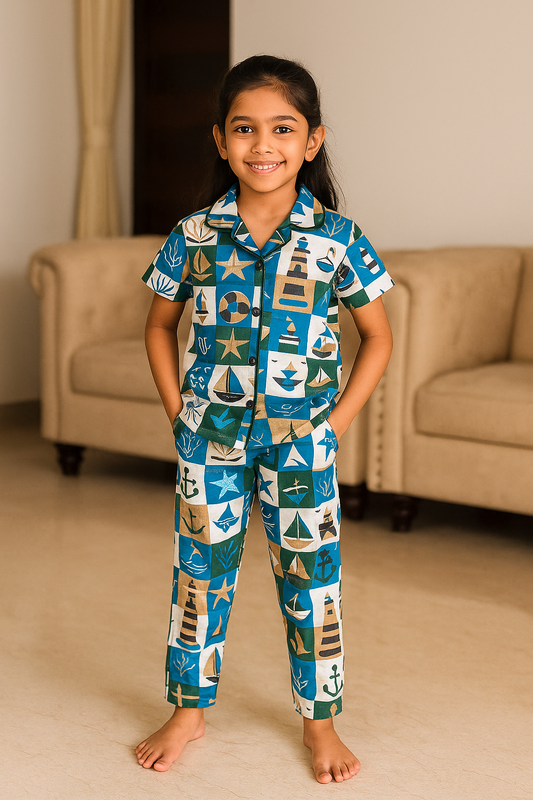 Kids Collar Co-ord Set