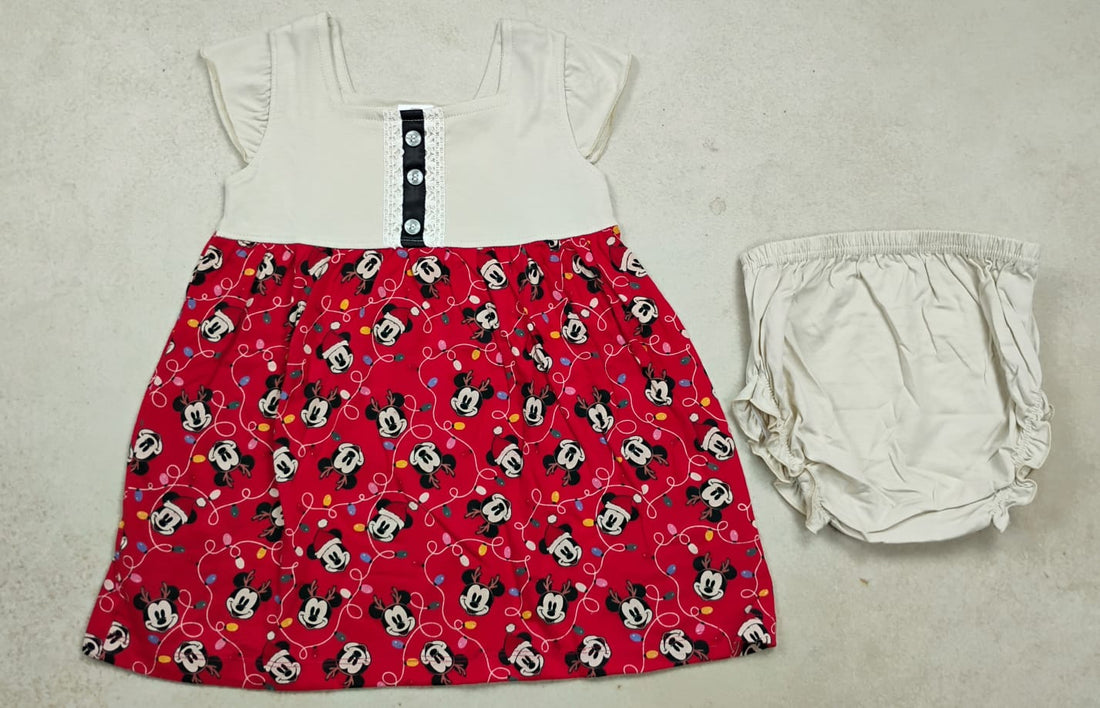 Premium Girl Baby Fancy Frock Set - 233