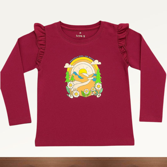 Kids Girl Full Sleeve T-Shirt