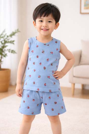 Premium Sleeveless Co-rd Shorts Set