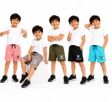 Combo Pack of 5 Plain Shorts