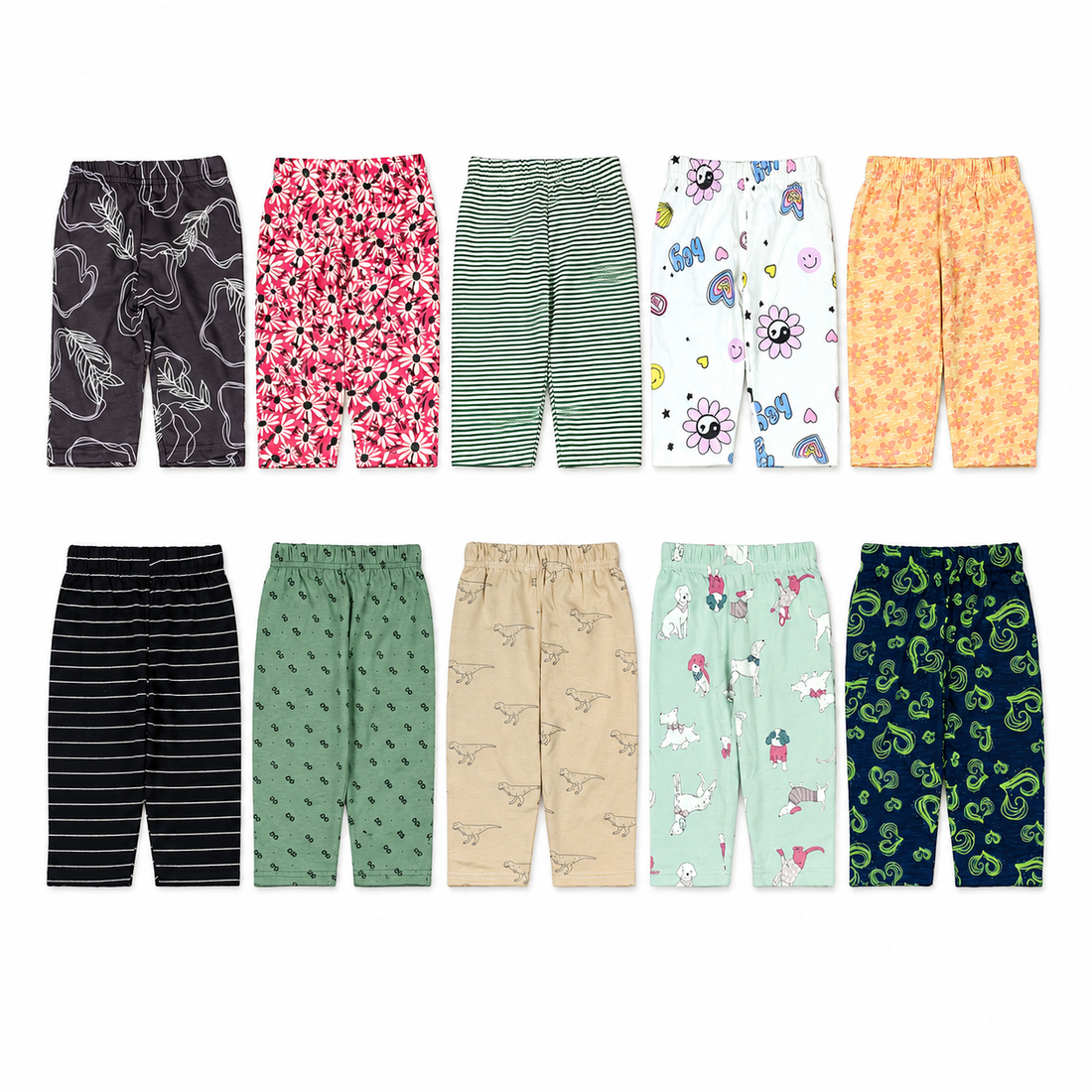 10 Cotton Pant Infant Combo Pack