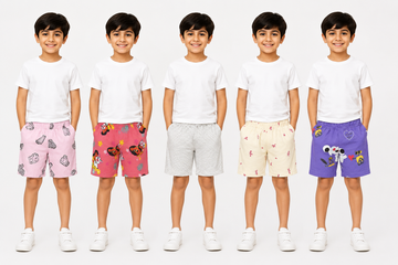 5 Cotton Shorts Combo